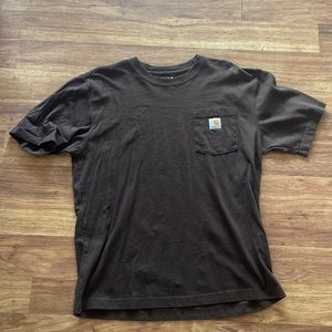 Large brown work shirt